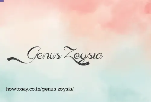 Genus Zoysia