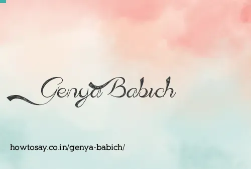 Genya Babich