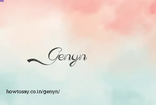 Genyn