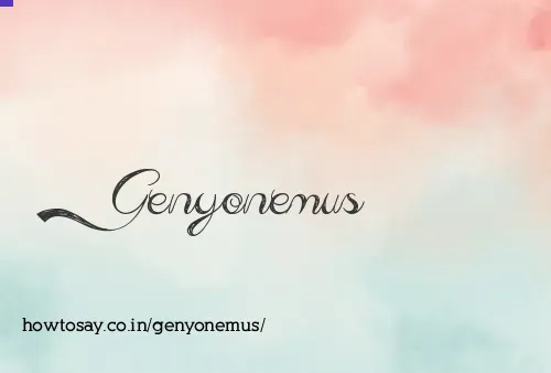 Genyonemus