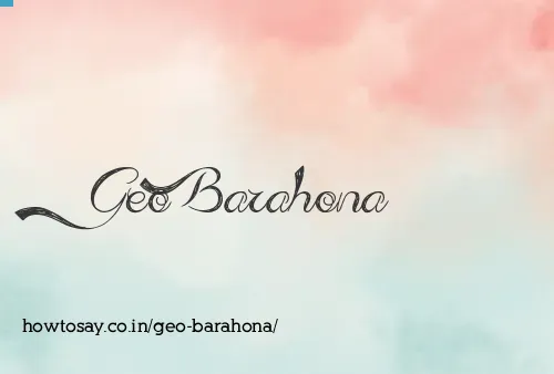 Geo Barahona