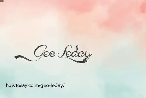 Geo Leday