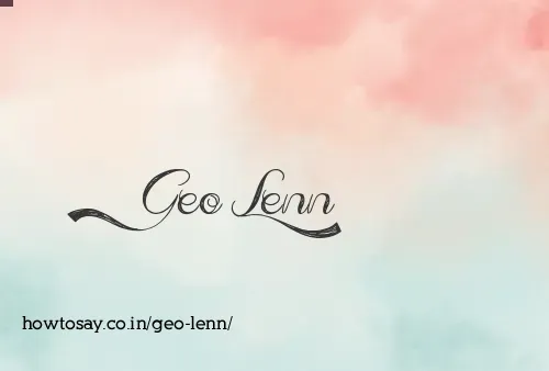 Geo Lenn