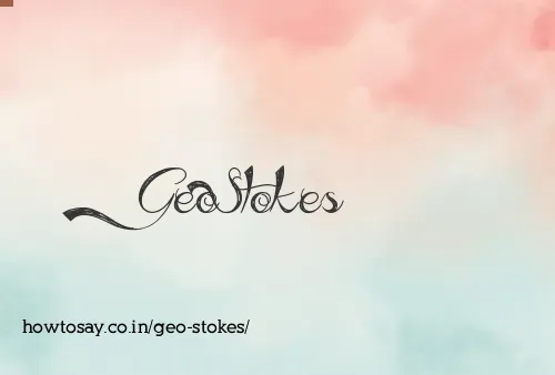 Geo Stokes