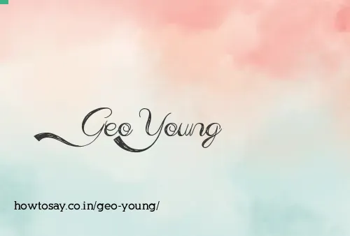 Geo Young