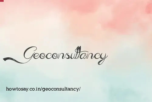 Geoconsultancy
