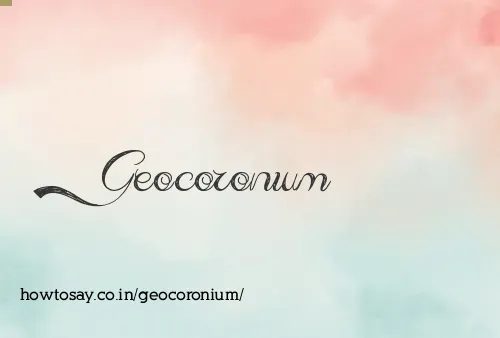 Geocoronium