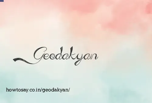 Geodakyan