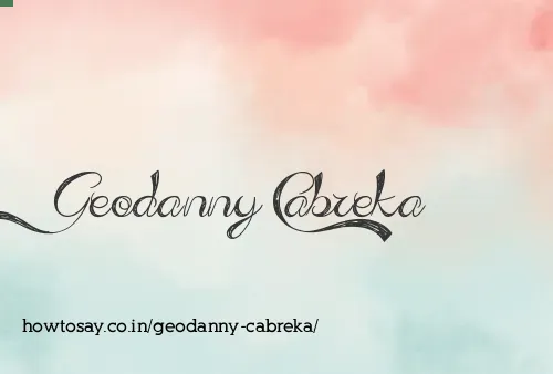 Geodanny Cabreka