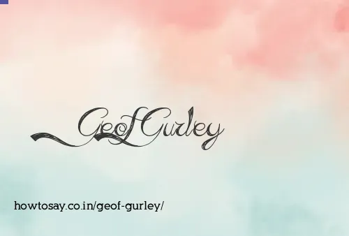 Geof Gurley