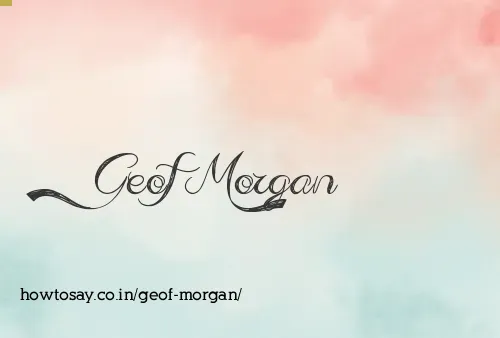 Geof Morgan