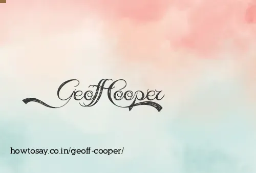 Geoff Cooper