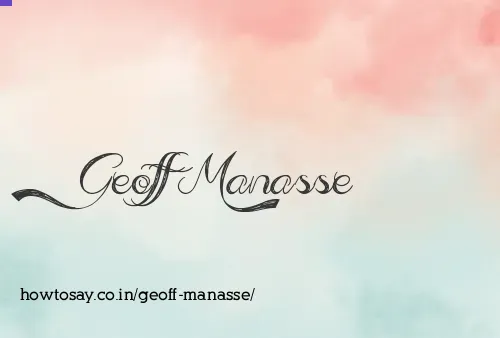 Geoff Manasse