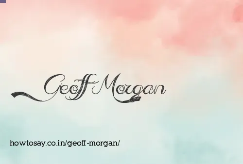 Geoff Morgan