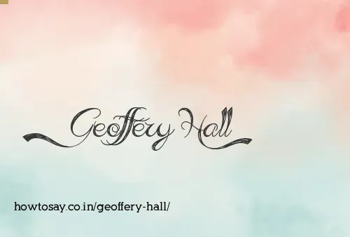 Geoffery Hall