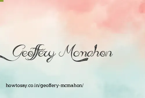 Geoffery Mcmahon