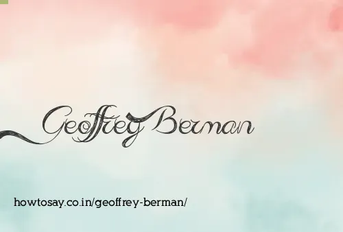 Geoffrey Berman