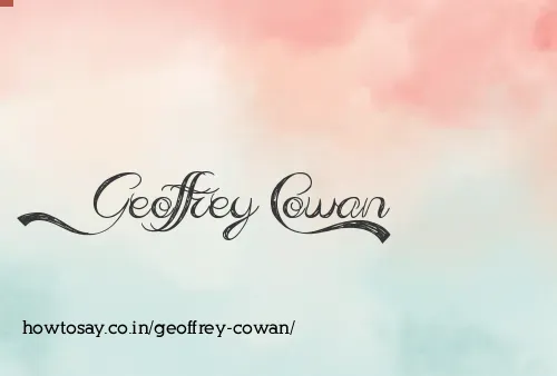 Geoffrey Cowan