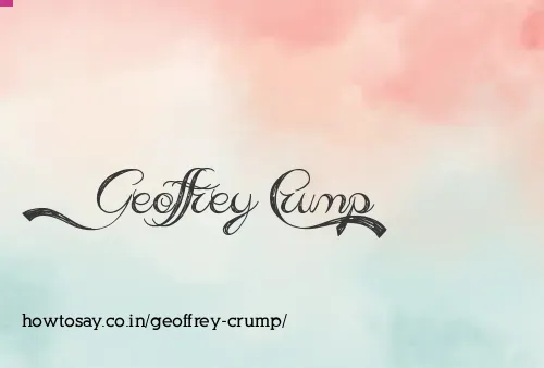 Geoffrey Crump