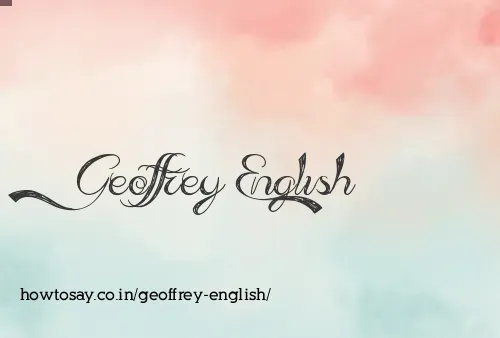 Geoffrey English