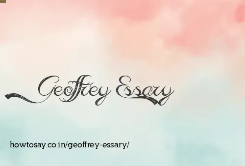 Geoffrey Essary