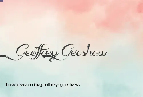 Geoffrey Gershaw