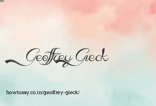 Geoffrey Gieck