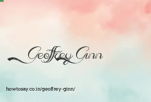 Geoffrey Ginn