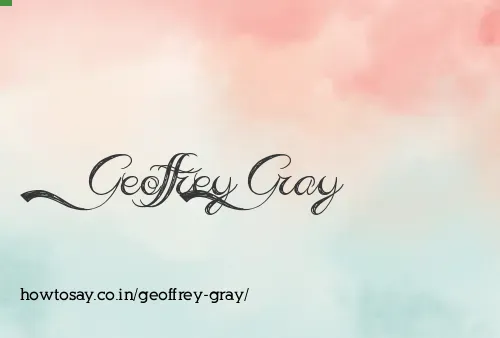 Geoffrey Gray