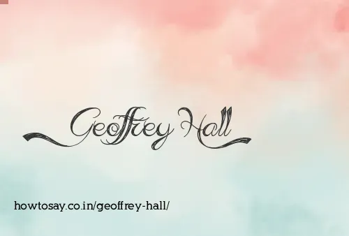 Geoffrey Hall