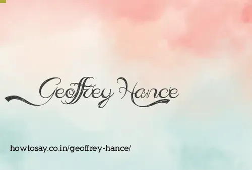 Geoffrey Hance