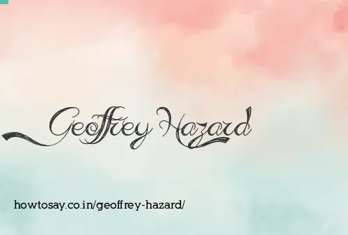 Geoffrey Hazard