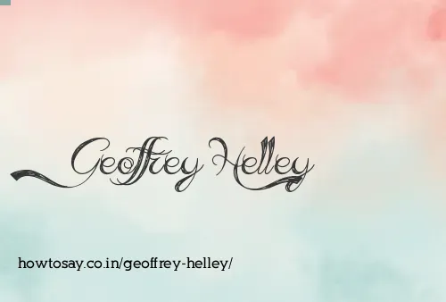 Geoffrey Helley