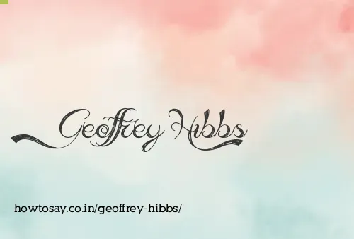 Geoffrey Hibbs