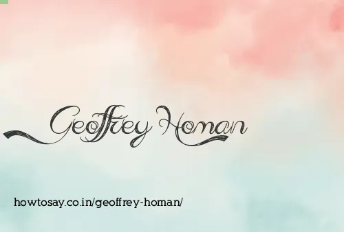Geoffrey Homan