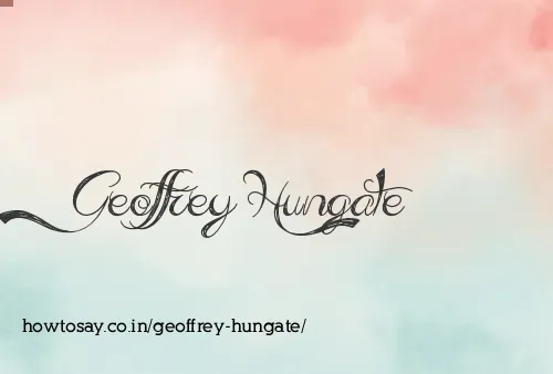 Geoffrey Hungate