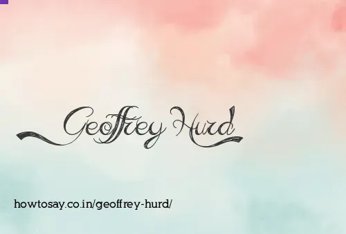 Geoffrey Hurd