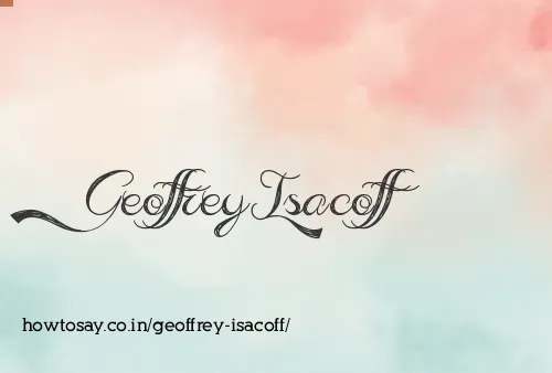 Geoffrey Isacoff