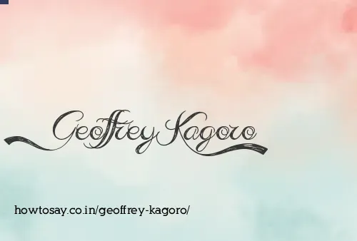 Geoffrey Kagoro