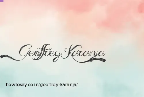 Geoffrey Karanja