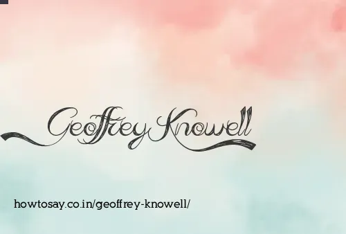 Geoffrey Knowell