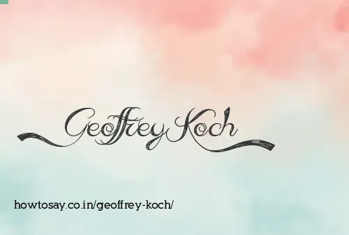 Geoffrey Koch
