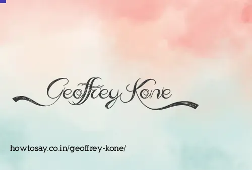 Geoffrey Kone