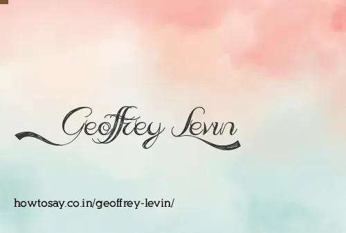 Geoffrey Levin