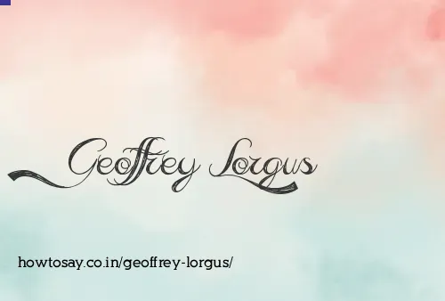 Geoffrey Lorgus