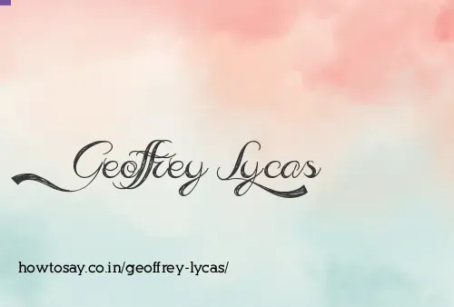 Geoffrey Lycas