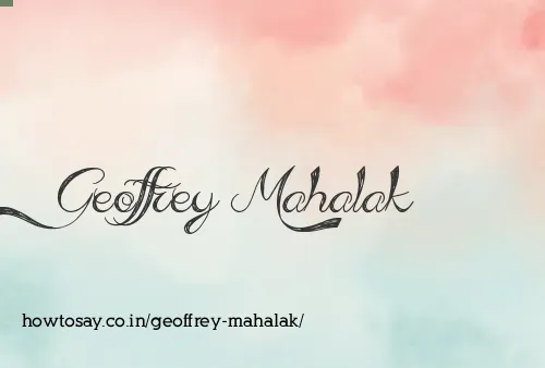 Geoffrey Mahalak