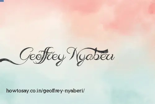 Geoffrey Nyaberi