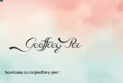 Geoffrey Per