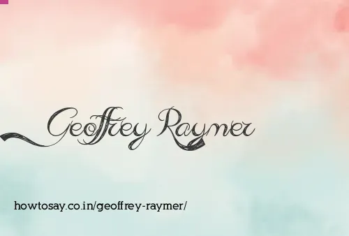 Geoffrey Raymer